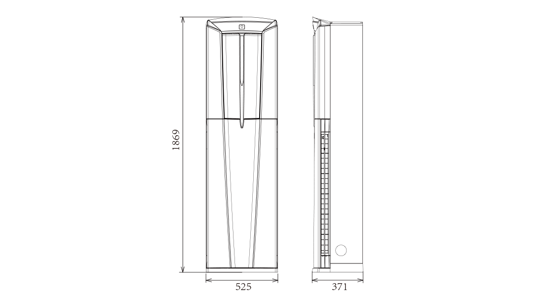 室内机 外形尺寸