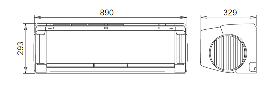 室内机 外形尺寸