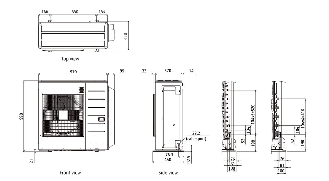 Outdoor unit Outdoor unit