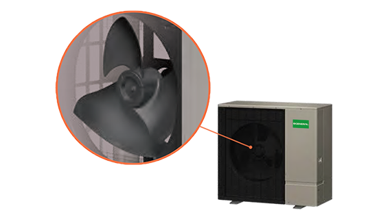 Larger fan