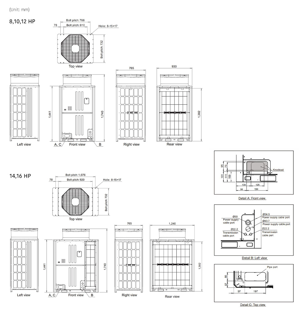 Outdoor unit Outdoor unit