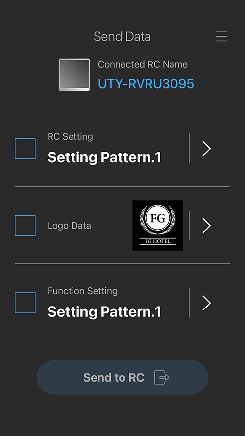 Schermata principale