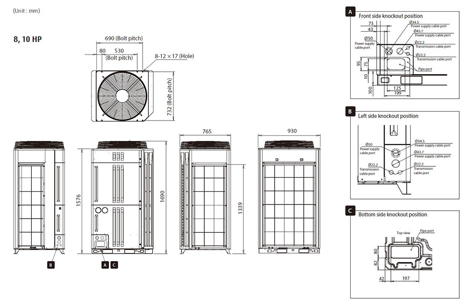 Unità esterna Unità esterna