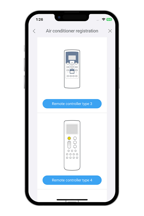 Selezionare [Remote Controller Type 3] (Telecomando di tipo 3). 