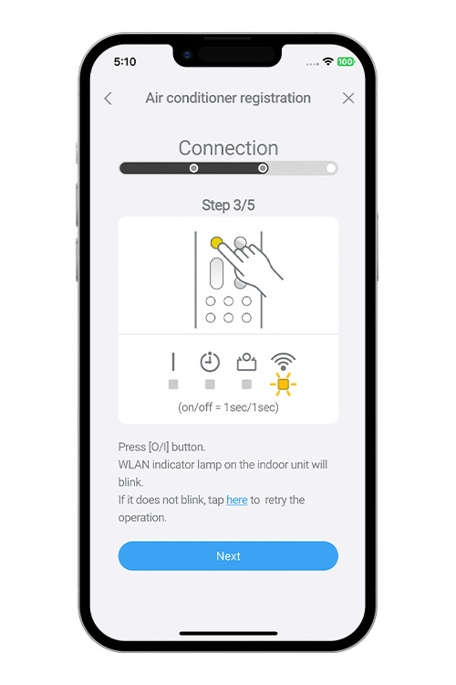 Premere il pulsante WPS sul router WLAN a cui ci si è collegati. Per individuare il pulsante e le istruzioni per utilizzarlo, fare riferimento al manuale d'uso del router WLAN.